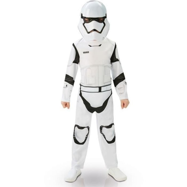STAR WARS Stromtrooper kostym - Pojke 5-6 år gammal - RUBIER - Tryckt jumpsuit och stel mask