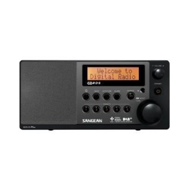 Sangean DDR-31 klockradio - DAB+/FM - Svart