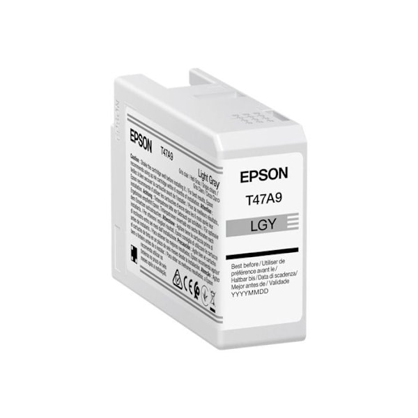 Bläckpatron - EPSON - UltraChrome Pro 10 SC-P900 - Ljusgrå - 50ml - T47A9