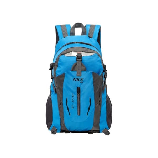 Ryggsäck - NILS CAMP - Valley 40L - Vattentålig - Ventilationssystem - Ergonomisk blå