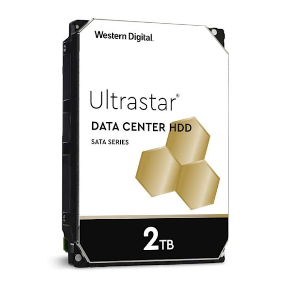 Kingston-teknik intern hårddisk - 1W10002 - HGST 2 TB Ultrastar DC HA210 HDD SATA III 7200 RPM