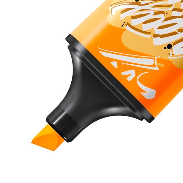 Marker - STABILO - BOSS MINI - Orange - Sned spets - Vattenbaserat bläck orange
