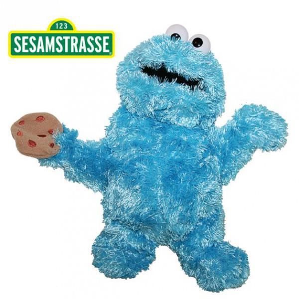Cookie Monster Doll Plysch 35 cm - SESAME STREET - Blandad barnleksak Blå