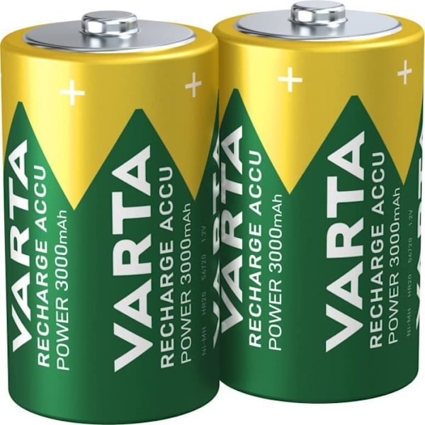 2x1,2 V Ni-MH-batterier - VARTA - 56720101402