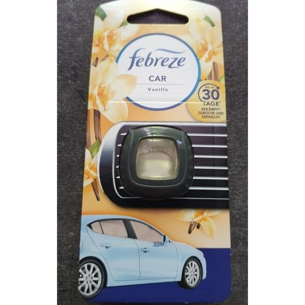 FEBREZE bil luftfräschare, doft 2 ml vaniljdoft