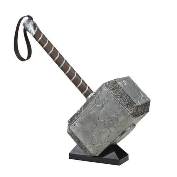 Elektronisk hammare - HASBRO - Thor 4 - Legends Mighty Mjolnir Replica - Grå - Vuxen - Marvel Grå