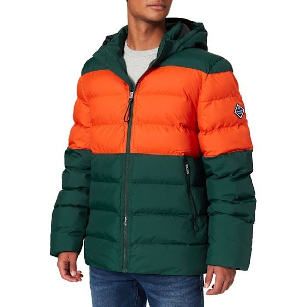 Jacka - peacoat - kappa - kavaj Gant - 7006158 - Cloud Active Color Block Jacket D1 Herr Tartan grön S