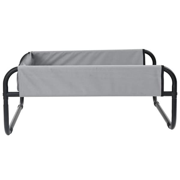 Hundsäng - Upphöjd - Ljusgrå - 85 x 85 x 33 cm - Rektangulär Ljusgrått