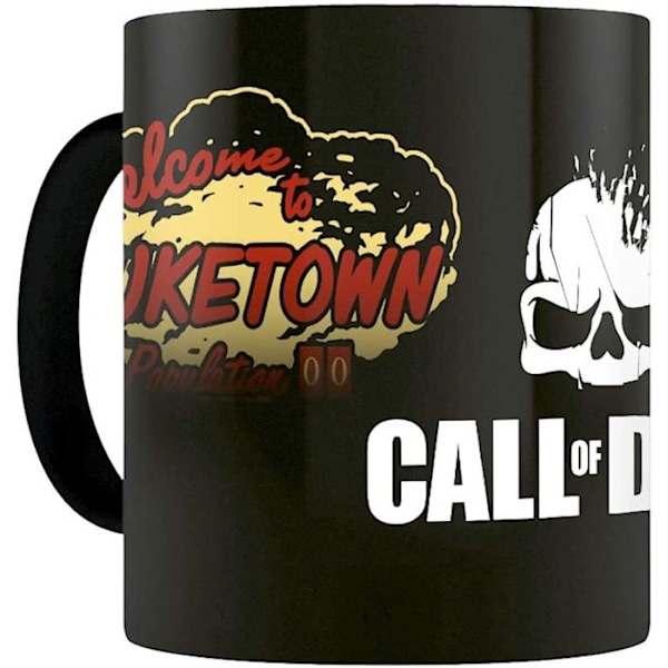 Termisk mugg - CALL OF DUTY - Nuketown - 315 ml - Svart - Tål diskmaskin Färg