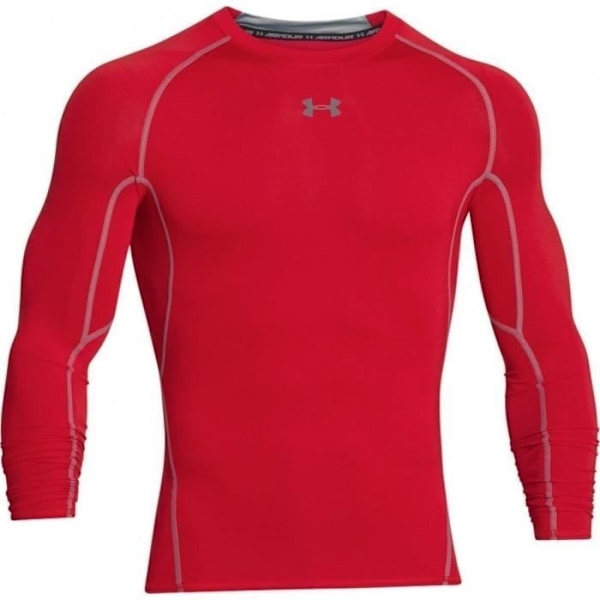 Kompressionströja - Under Armour - Heatgear - Långärmad - Röd - Andas Röd XXL
