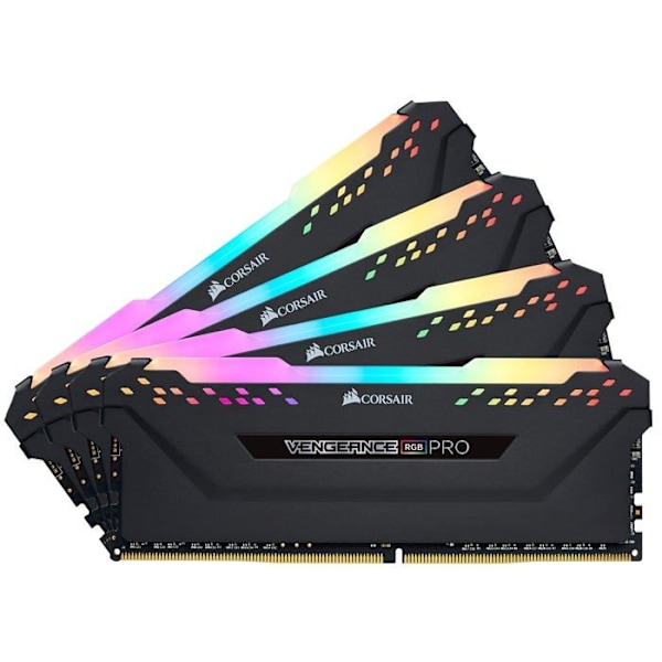 RAM DDR4 3600 MHz - CORSAIR - Vengeance RGB PRO - 64 Go - CL18 - Fyrkanal