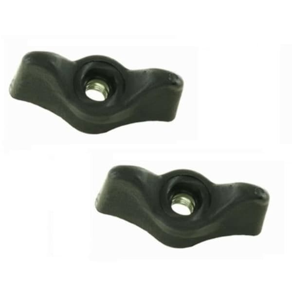 cyclingcolors 2x vingmuttrar i plast med stålinsats M6 vinge 40mm spak