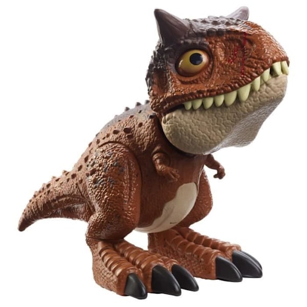 Jurassic World – Wild Chompin' Carnotaurus - Baby Carnotaurus Toro Autentiska färger