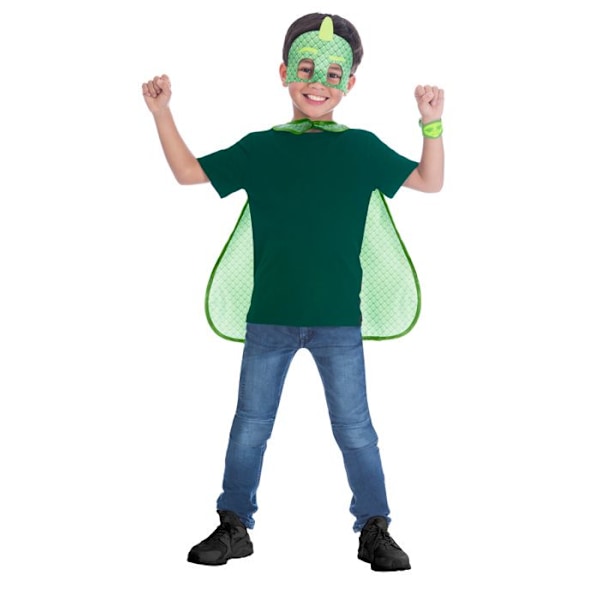 Mask och cape kit Gluglu PJ Masks Grön
