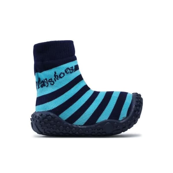 Playshoes Stripes barnstrumpor Marinblå/ljusblå 30