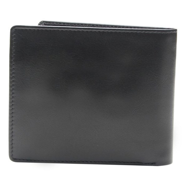 Plånbok - Esquire - Logotyp Billfold Plånbok - Läder - RFID-skydd - Svart svart