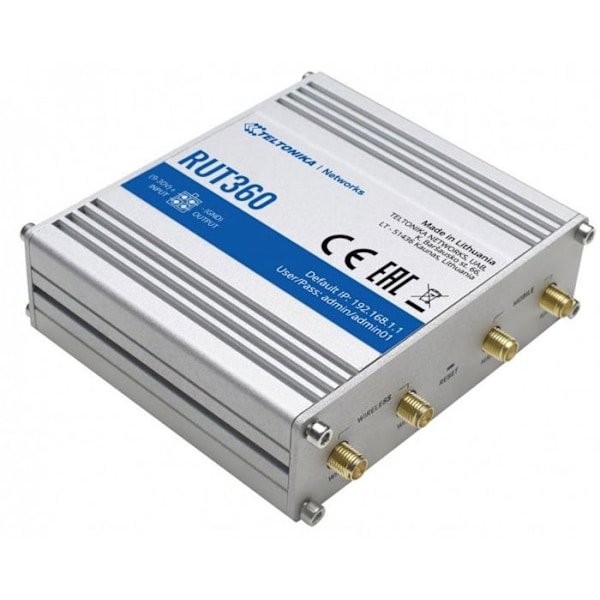 Teltonika Modem - Router - W125944290 - RUT360 LTE Cat6 Router