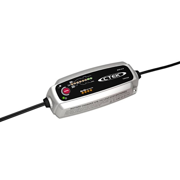 Batteriladdare - CTEK - MXS5.0T - 12V - 0,8-5 A - IP65 vattentät