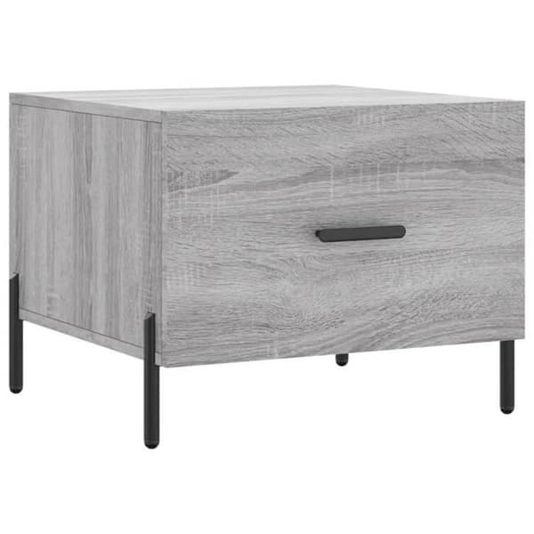 vidaXL Sonoma Soffbord Grå 50x50x40 cm Konstruerat trä 829424