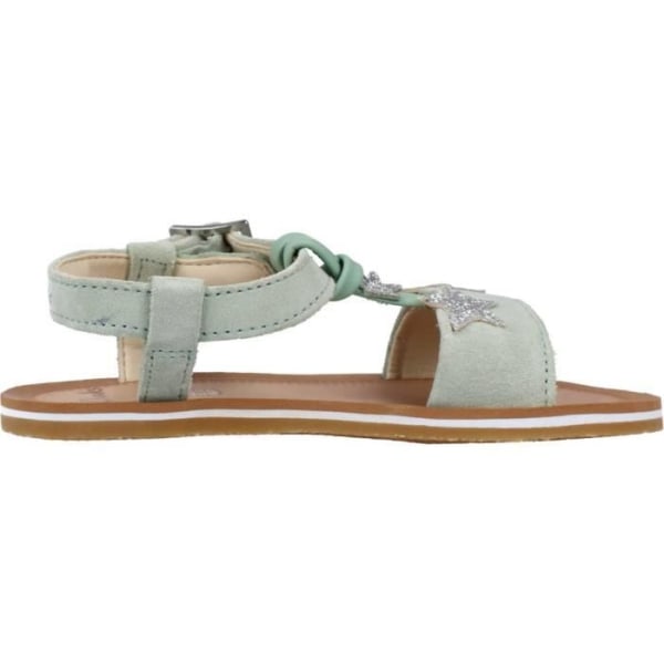 Sandaler - Clarks - 121883 - Grön - Innersula i gummi - Yttersula i läder Grön 25