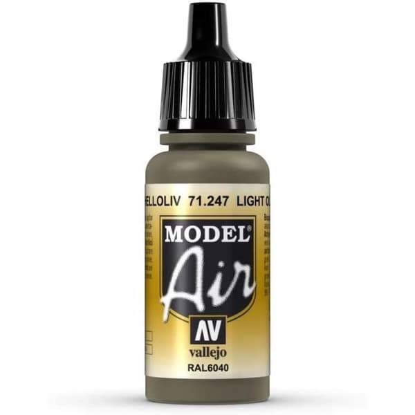 Vallejo Model Air - Akrylfärg, 17 ML, Grön (Ljus - Olvie -)