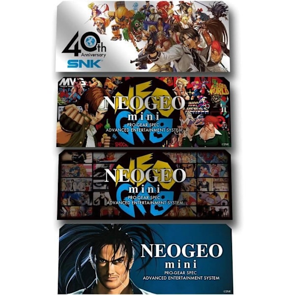 4 stycken Neo Geo Mini Character Stickers
