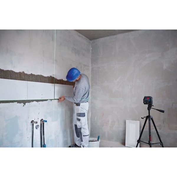 Laser - BOSCH - GCL 2-50 G - 2 punkter och 2 linjer - IP 64 - Räckvidd 10 m
