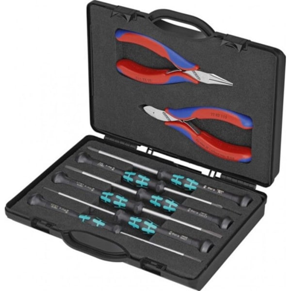 Sortiment av elektronikverktyg - KNIPEX - 8 verktyg
