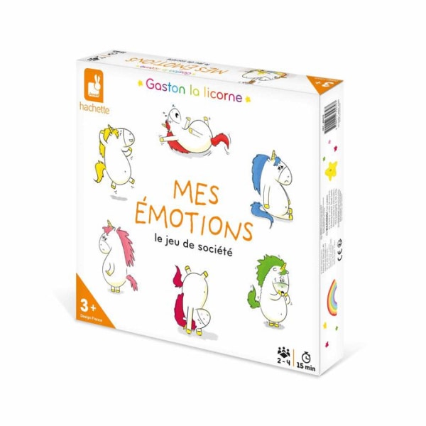 Brädspel för barn - JANOD - Gaston och känslorna - Samarbetsspel - Från 3 år