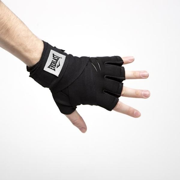 Boxhandskar - Everlast - Evergel Fastwrap - Svart - Vuxen - Man Svart jag