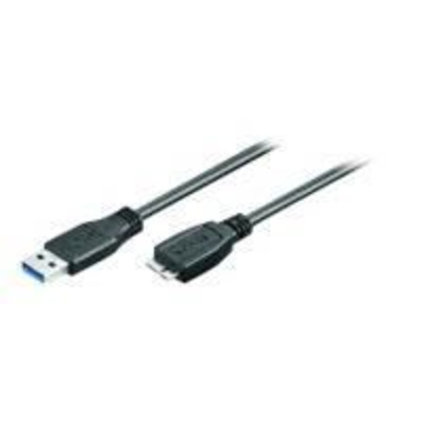 MICROCONNECT USB3.0AB05MICRO SVART