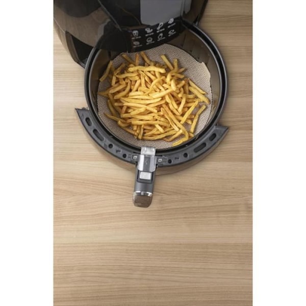 Infällningsskydd för varmluftsfrityr - Ej specificerat - 2 stycken - Beige - Återanvändbara - Non-stick