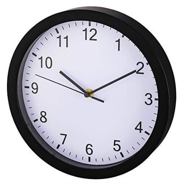 Hama Pure Quartz Väggklocka Circle Svart