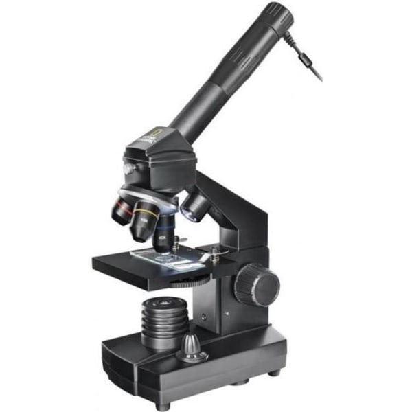 National Geographic 40x-1024x mikroskop med fodral och USB okular