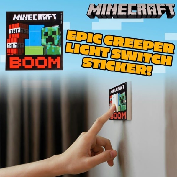 Klistermärken - Minecraft självhäftande bokstäver - 227908536-NYHET - Väggklistermärken för barn och dekorationstillbehör för pojkar i sovrummet
