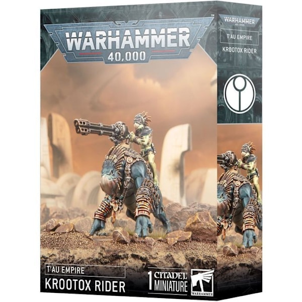 Figurine T'au-imperiet Games Workshop Warhammer 40k Cavaliers Krootox mångfärgad