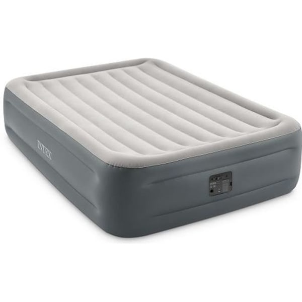 Intex Essential Rest Bed 2-personers uppblåsbar madrass 203 x 152 x 46 cm Grå