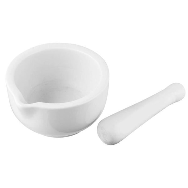 Pilon Mortier - Fackelmann - 45442 - Porslin - 12x6,5cm - 2 stycken Vit