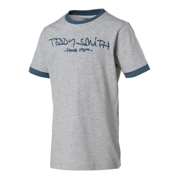 TEDDY SMITH Ticlass 3 T-shirt - Pojkebarn - Grå Grå (ljunggrå/indigo) 8 år