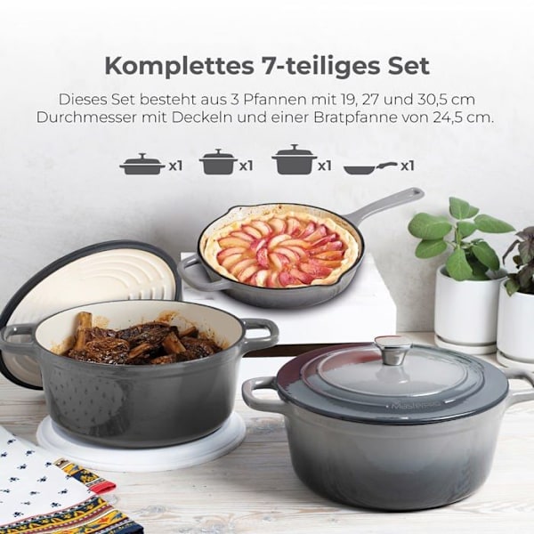 Masterpro köksredskap - BGKIT-0013 Grå
