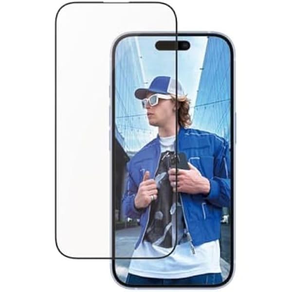 Skärmskydd - PANZERGLASS - iPhone 16 - Aluminium - Härdat glas - Represistent