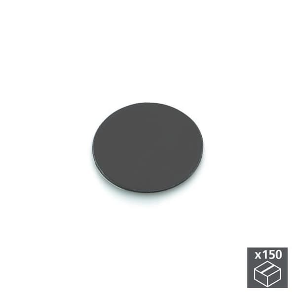 Klistretabletter - EMUCA - D. 20 mm - Grå - 150 enheter