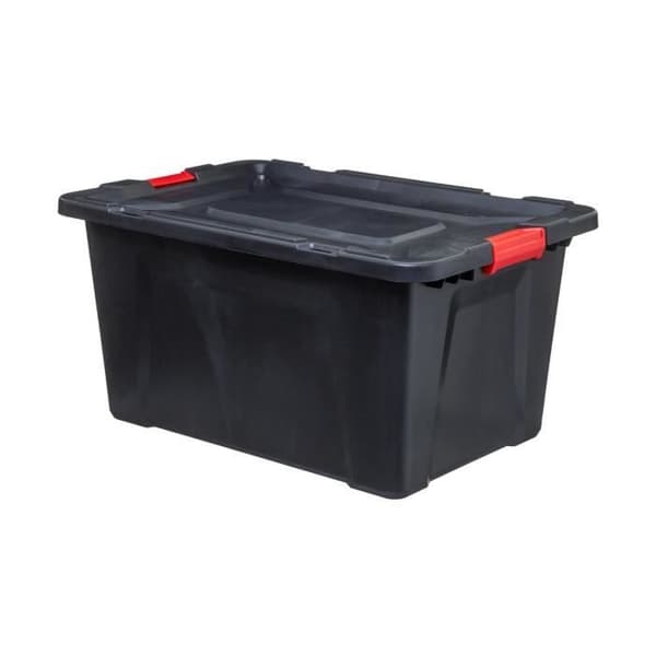 Plastlåda 100L "Store N' Box" svart Svart