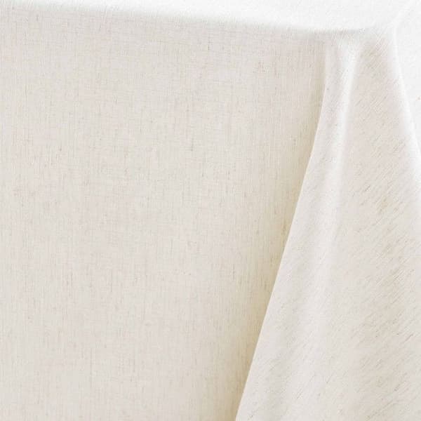Duk rektangulär 140 x 240 cm polyester/lin uni pauline Sans beige