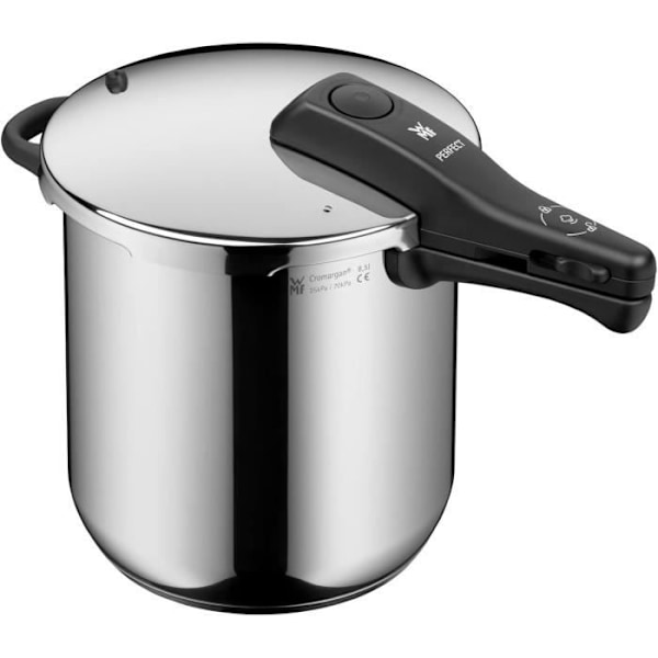 Tryckkokare - WMF - Perfect - 8,5 L - Cromargan rostfritt stål - Induktionskompatibel Rostfritt stål