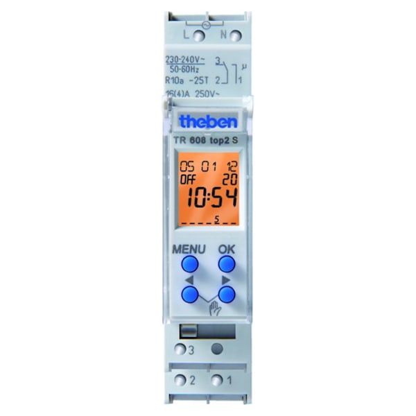 THEBEN TR 608 top2 S 6080101 DIGITAL PROGRAMMERBAR KLOCKA