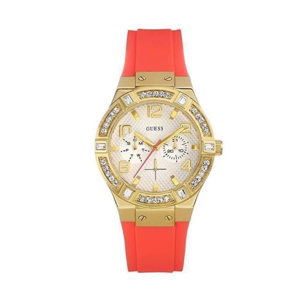 Damer klocka - Guess - W0564L2 - Kvarts - Analog - Orange Orange