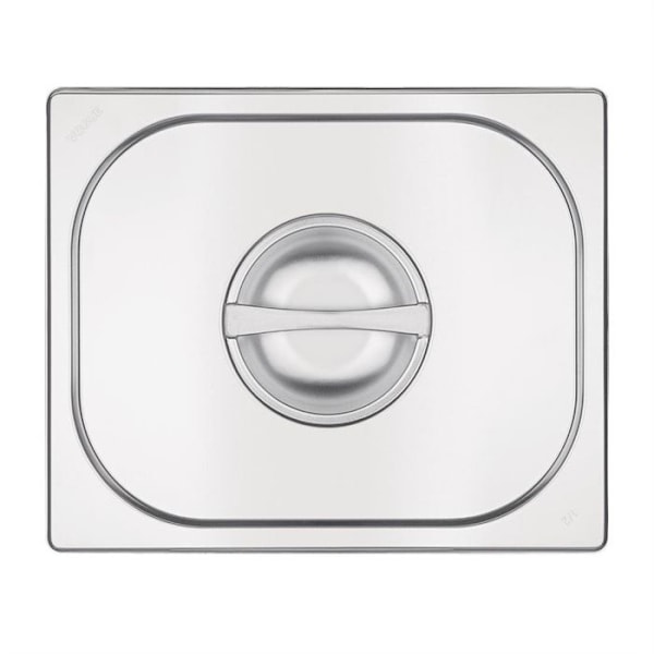 Rostfritt stål Gastrobehållare lock GN 1/2 - Vogue