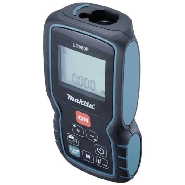 Laseravståndsmätare - Makita - LD080P - 1,5 mm - IP54 - Professionellt skydd