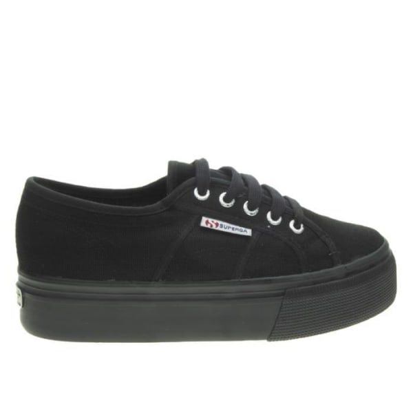 Superga Sneaker - SUPERGA - Linea UP And Down - Dam - Svart - Spetsar - Canvas Svart 35